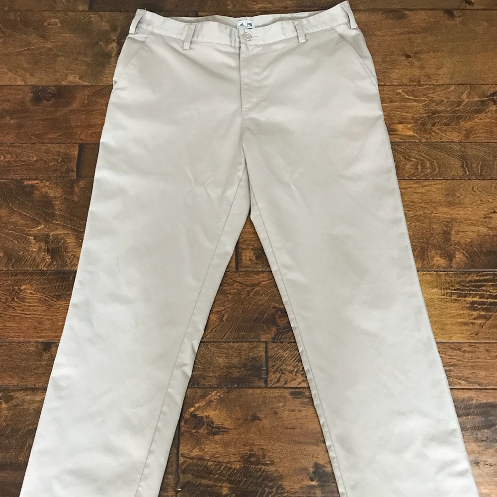 Adidas Golf Pants. Khaki. Mens 34x32